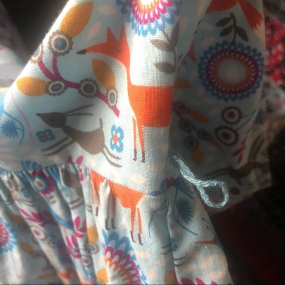 ❤️ModCloth Woodland Animal Print Dress Pockets Hand In Craft XS - Picture 8 of 8